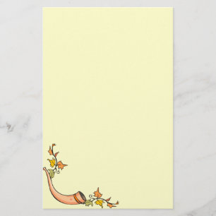 Autumn Leaves en Horn Stationery Briefpapier