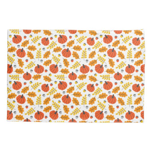 Autumn Leaves en pomkins Kussensloop (Achterkant)