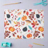 Autumn Leaves en Pumpkin Pattern Tissuepapier (Craft)