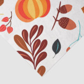 Autumn Leaves en Pumpkin Pattern Tissuepapier (Detail)