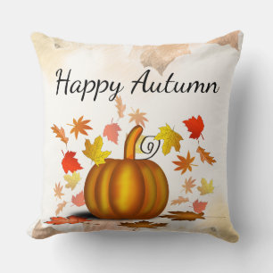 Autumn Leaves en Pumpkin Pillow Kussen