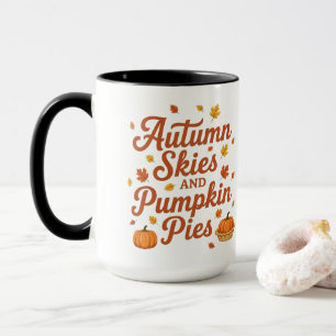 Autumn Leaves en Pumpkins alsjeblieft Mok
