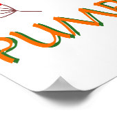 Autumn Leaves en Pumpkins Poster (Hoek)