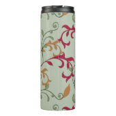 Autumn Leaves en Swirls met Monogram Thermosbeker (Achterkant)