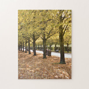 Autumn Leaves en Trees Regent's Park Londen Vereni Legpuzzel