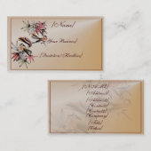 Autumn Leaves en Two Birds profilecard_busines.. Visitekaartje (Voorkant / Achterkant)