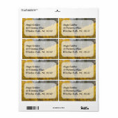 Autumn Leaves Etiket (Full Sheet)