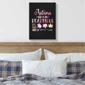 Autumn leaves, fall - Goodbye, poem. Calligraphy Canvas Afdruk (Insitu (Slaapkamer))