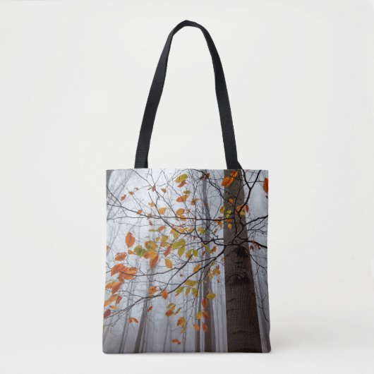 Autumn leaves fallen forest leaf tote bag (Voorkant)