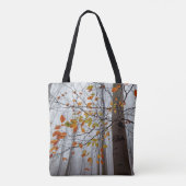 Autumn leaves fallen forest leaf tote bag (Achterkant)