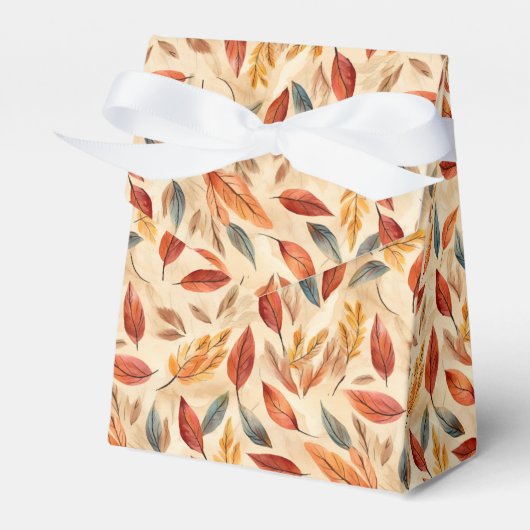Autumn Leaves Favor Gift Box Bedankdoosjes (Voorkant Zijde)