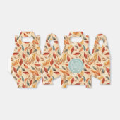 Autumn Leaves Favor Gift Box Bedankdoosjes (Uitgevouwen)