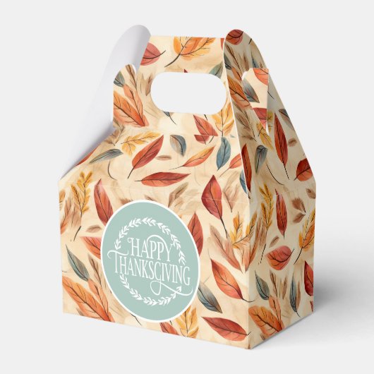 Autumn Leaves Favor Gift Box Bedankdoosjes (Voorkant Zijde)