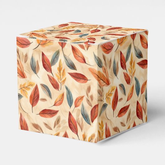 Autumn Leaves Favor Gift Box Bedankdoosjes (Voorkant Zijde)