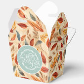 Autumn Leaves Favor Gift Box Bedankdoosjes (Open)