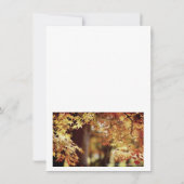 Autumn Leaves [Flat Card] Aankondiging (Achterkant)