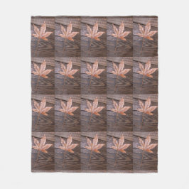 Autumn Leaves Fleece Blanket