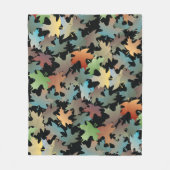 Autumn Leaves Fleece Blanket (Voorkant)