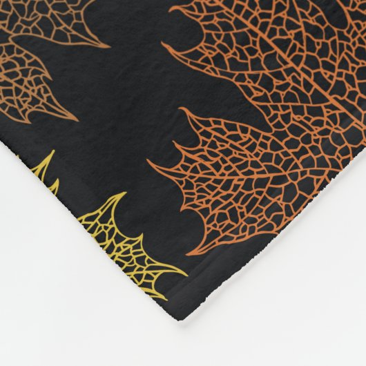 Autumn Leaves Fleece Blanket (Hoek)