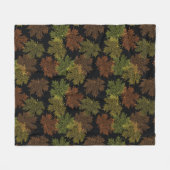 Autumn Leaves Fleece Blanket Deken (Voorkant (Horizontaal))