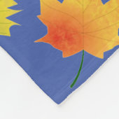 Autumn Leaves Fleece Blanket Deken (Hoek)