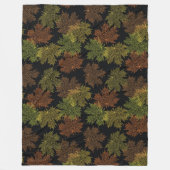 Autumn Leaves Fleece Blanket Deken (Voorkant)
