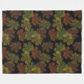 Autumn Leaves Fleece Blanket Deken (Voorkant (Horizontaal))