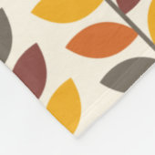 Autumn Leaves Fleece Deken (Hoek)
