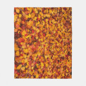 AUTUMN LEAVES FLEECE DEKEN (Voorkant)