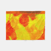 Autumn Leaves Fleece Deken (Voorkant (Horizontaal))