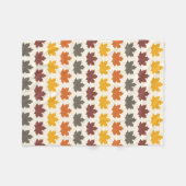 Autumn Leaves Fleece Deken (Voorkant (Horizontaal))