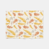 Autumn Leaves Fleece Deken (Voorkant (Horizontaal))
