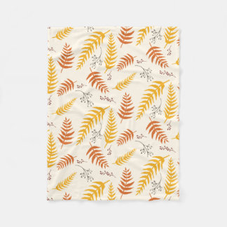 Autumn Leaves Fleece Deken