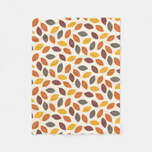 Autumn Leaves Fleece Deken