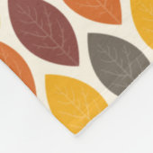 Autumn Leaves Fleece Deken (Hoek)