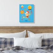 Autumn Leaves Fun Canvas Afdruk (Insitu (Slaapkamer))