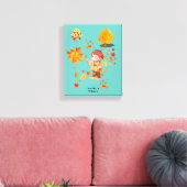 Autumn Leaves Fun Canvas Afdruk (Insitu (Woonkamer))