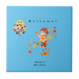 Autumn Leaves Fun Tegeltje