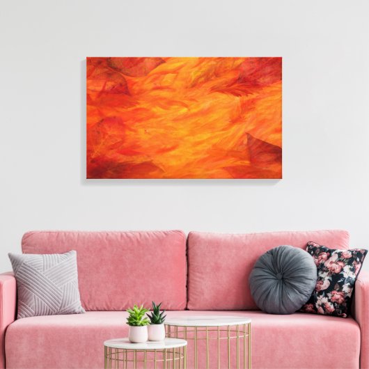 "Autumn Leaves" Gewikkeld Canvas Afdruk (Insitu (Woonkamer))