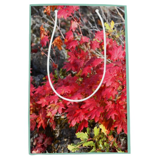 Autumn Leaves Gift Bag Medium Cadeauzakje (Voorkant)