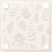 Autumn leaves glazen onderzetter (Achterkant)