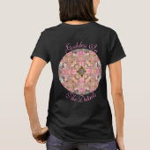 Autumn Leaves Goddess Mandala Art Tanktop Tshirt (Achterkant)