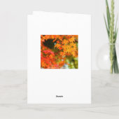 Autumn Leaves [Greeting Card] Kaart (Achterkant)