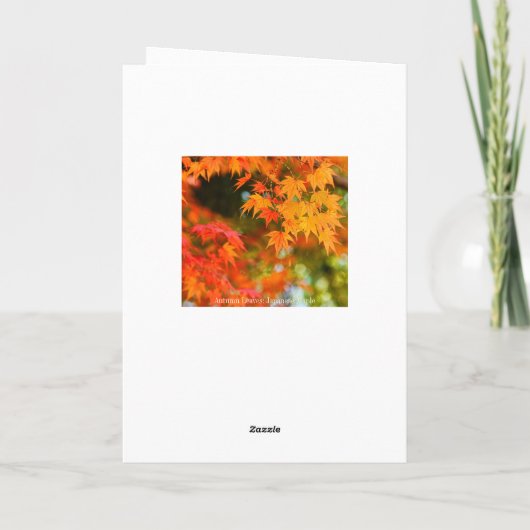 Autumn Leaves [Greeting Card] Kaart (Achterkant)