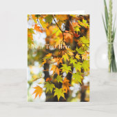 Autumn Leaves [Greeting Card] Kaart (Voorkant)