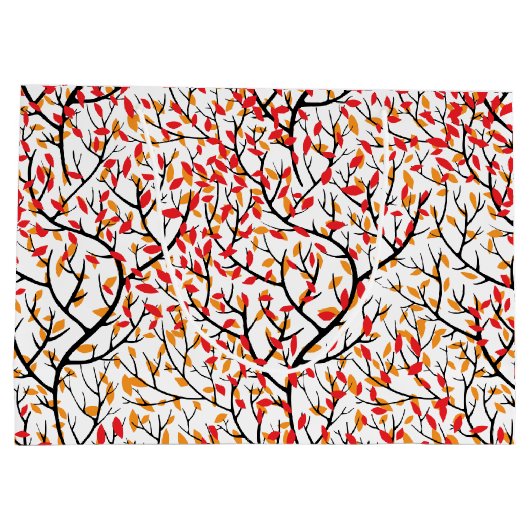 Autumn Leaves Groot Cadeauzakje (Achterkant)