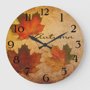Autumn Leaves Grote Klok