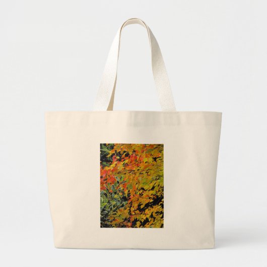 Autumn Leaves Grote Tote Bag (Voorkant)
