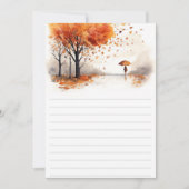 Autumn Leaves Hardcover Notebook | Fall Forest Jou Kaart (Voorkant)