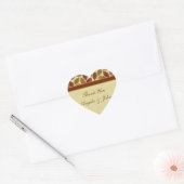 Autumn Leaves Hart Sticker (Envelop)